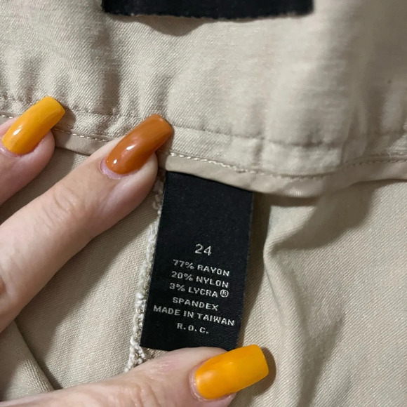 Lane Bryant Ankle Pants plus Size 20 Khaki Light Tan Dress business casual - Picture 4 of 8